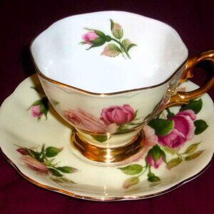 Vintage Royal Albert "English Beauty" Cup & Saucer